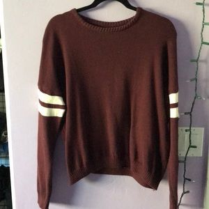 maroon brandy melville sweater